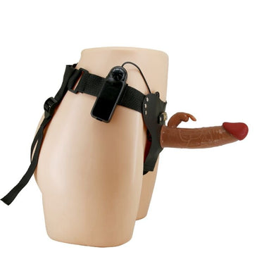 Dildo Vibrante a Forma di Coniglio con Imbracatura Regolabile e Telecomando